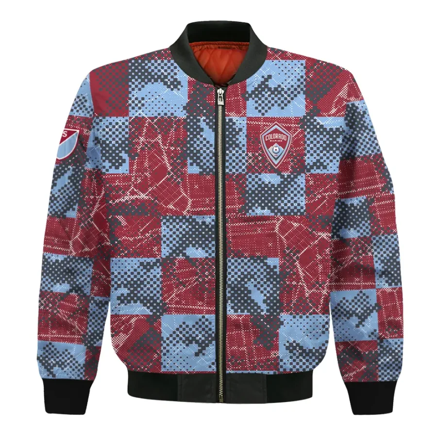 MLS Colorado Rapids Exclusive All Over Prints BLMLS41024A1COLBB - Bomber Jacket