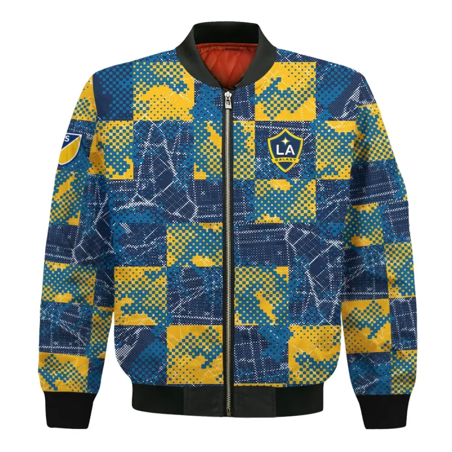 MLS LA Galaxy Exclusive All Over Prints BLMLS41024A1LABB - Bomber Jacket