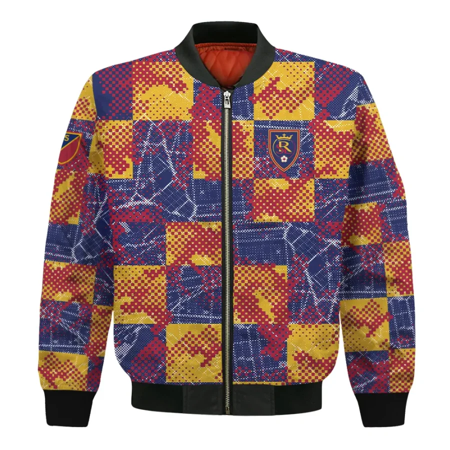 MLS Real Salt Lake Exclusive All Over Prints BLMLS41024A1RSLBB - Bomber Jacket