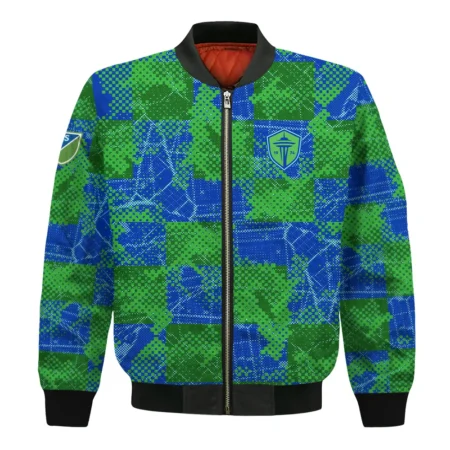 MLS Seattle Sounders Exclusive All Over Prints BLMLS41024A1SEABB - Bomber Jacket