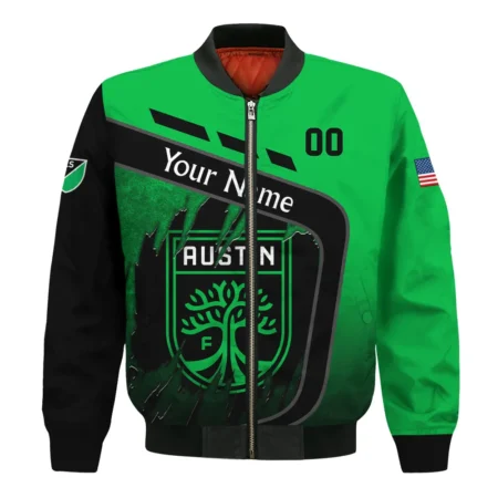 MLS Austin FC Exclusive All Over Prints BLMLS51024A1ATXBB - Bomber Jacket