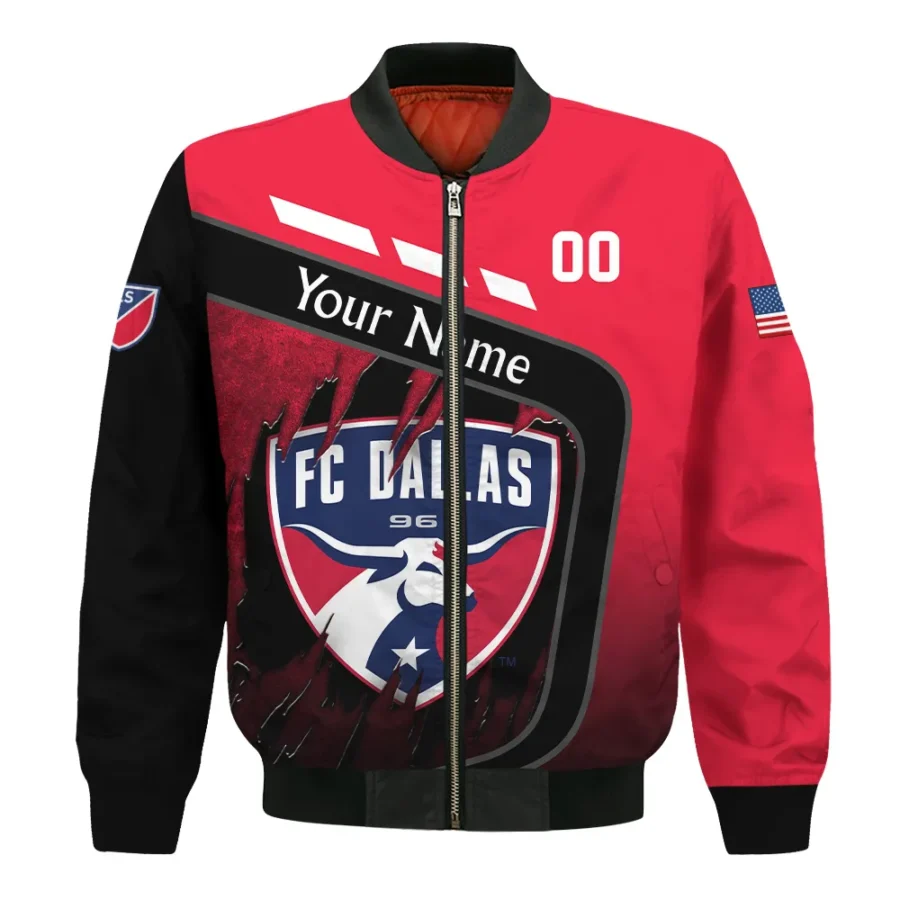 MLS FC Dallas Exclusive All Over Prints BLMLS51024A1DALBB - Bomber Jacket