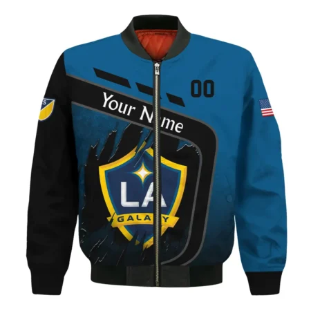 MLS LA Galaxy Exclusive All Over Prints BLMLS51024A1LABB - Bomber Jacket