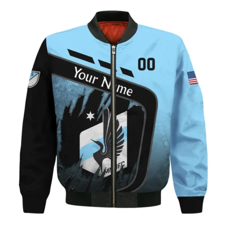 MLS Minnesota United Exclusive All Over Prints BLMLS51024A1MINBB - Bomber Jacket