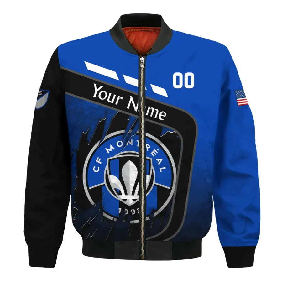 MLS CF Montreal Exclusive All Over Prints BLMLS51024A1MTLBB - Bomber Jacket