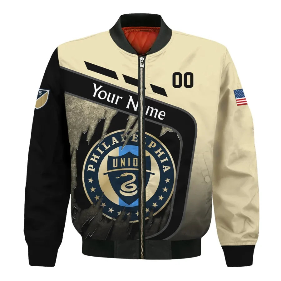 MLS Philadelphia Union Exclusive All Over Prints BLMLS51024A1PHIBB - Bomber Jacket