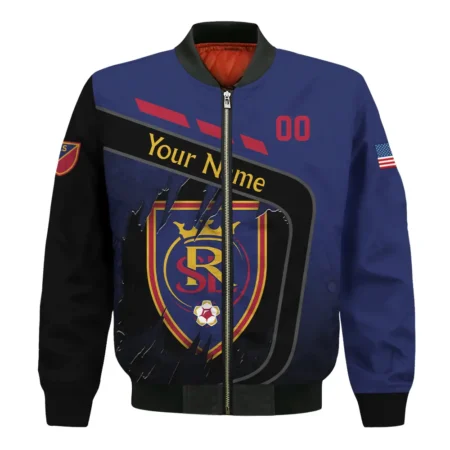 MLS Real Salt Lake Exclusive All Over Prints BLMLS51024A1RSLBB - Bomber Jacket