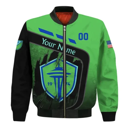 MLS Seattle Sounders Exclusive All Over Prints BLMLS51024A1SEABB - Bomber Jacket