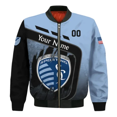 MLS Sporting Kansas City Exclusive All Over Prints BLMLS51024A1SKCBB - Bomber Jacket