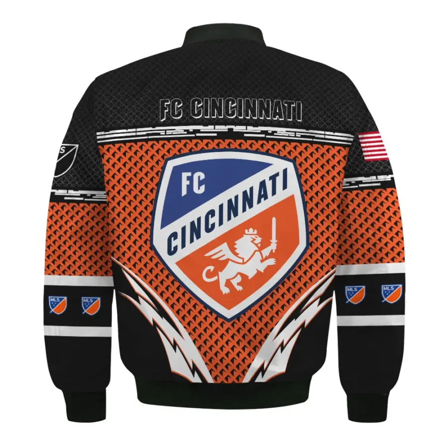 MLS Cincinnati Exclusive All Over Prints BLMLS31024A1CINBB - Bomber Jacket