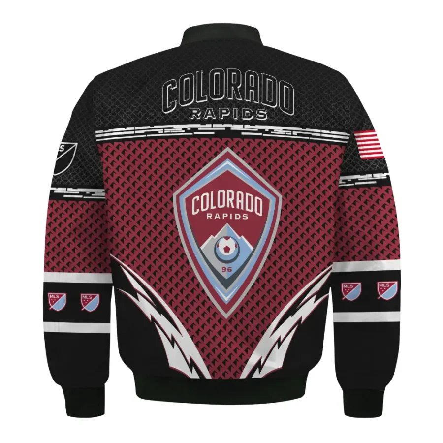 MLS Colorado Rapids Exclusive All Over Prints BLMLS31024A1COLBB - Bomber Jacket