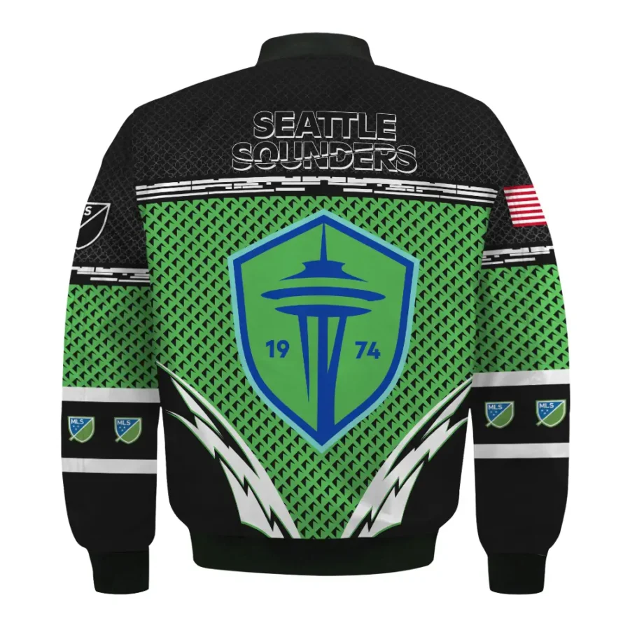 MLS Seattle Sounders Exclusive All Over Prints BLMLS31024A1SEABB - Bomber Jacket