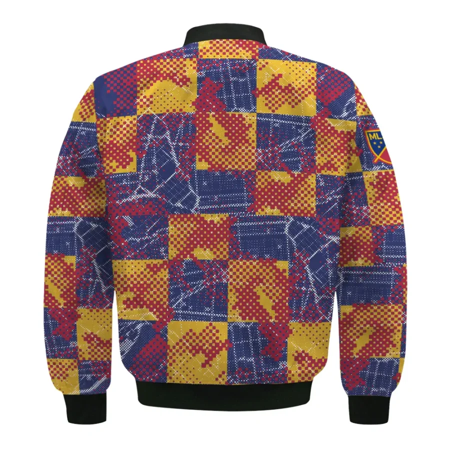 MLS Real Salt Lake Exclusive All Over Prints BLMLS41024A1RSLBB - Bomber Jacket