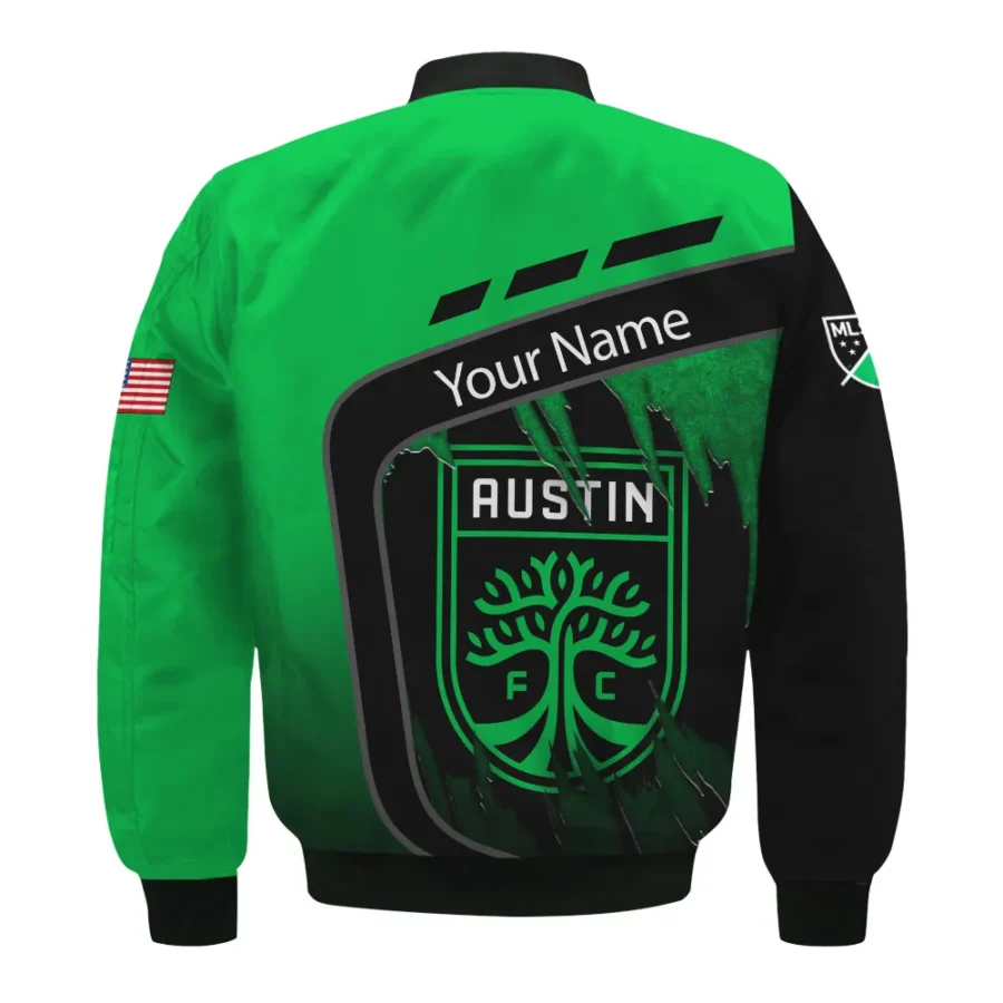 MLS Austin FC Exclusive All Over Prints BLMLS51024A1ATXBB - Bomber Jacket