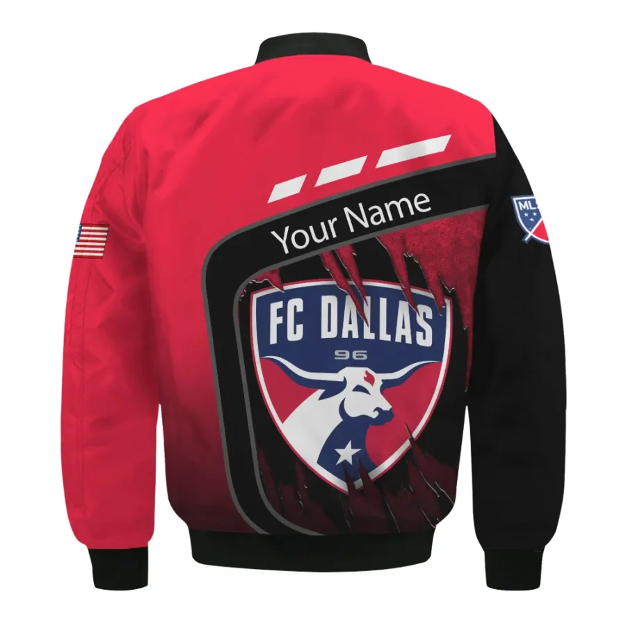 MLS FC Dallas Exclusive All Over Prints BLMLS51024A1DALBB - Bomber Jacket