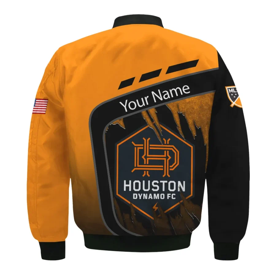 MLS Houston Dynamo Exclusive All Over Prints BLMLS51024A1HOUBB - Bomber Jacket