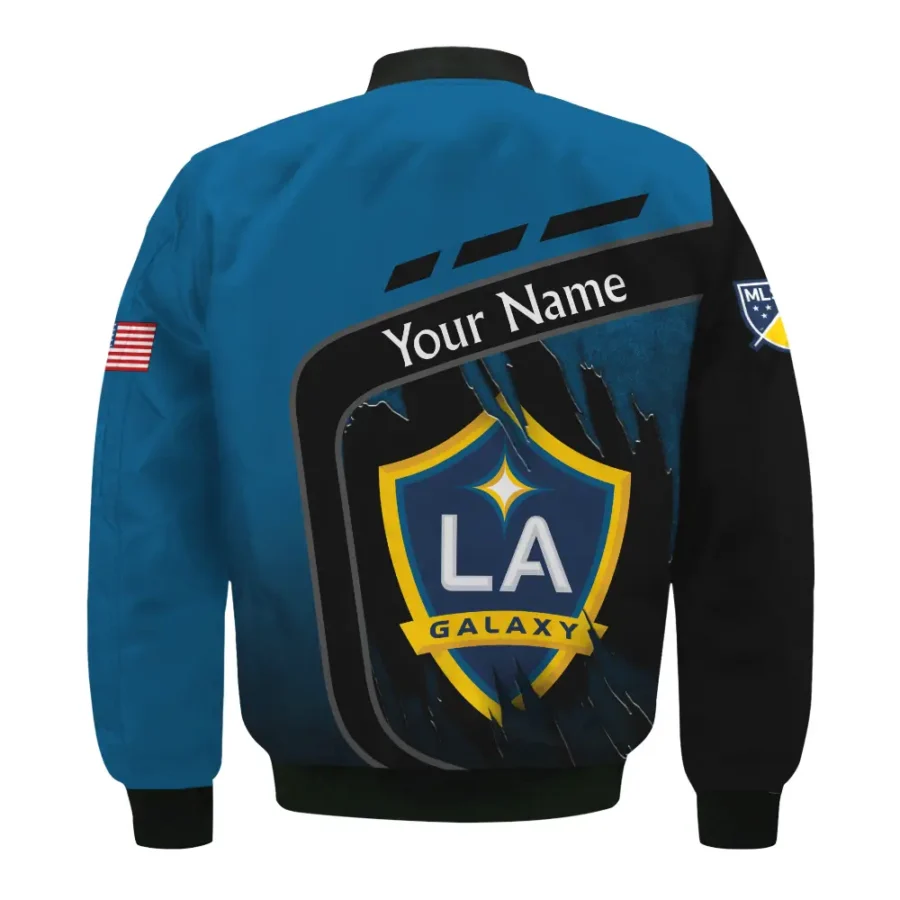 MLS LA Galaxy Exclusive All Over Prints BLMLS51024A1LABB - Bomber Jacket