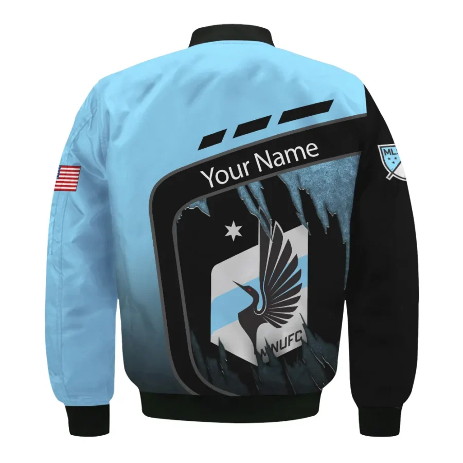 MLS Minnesota United Exclusive All Over Prints BLMLS51024A1MINBB - Bomber Jacket