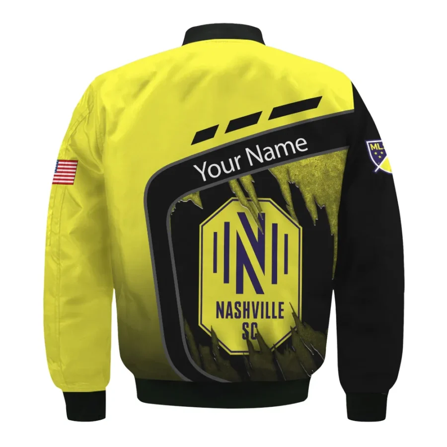 MLS Nashville SC Exclusive All Over Prints BLMLS51024A1NSHBB - Bomber Jacket