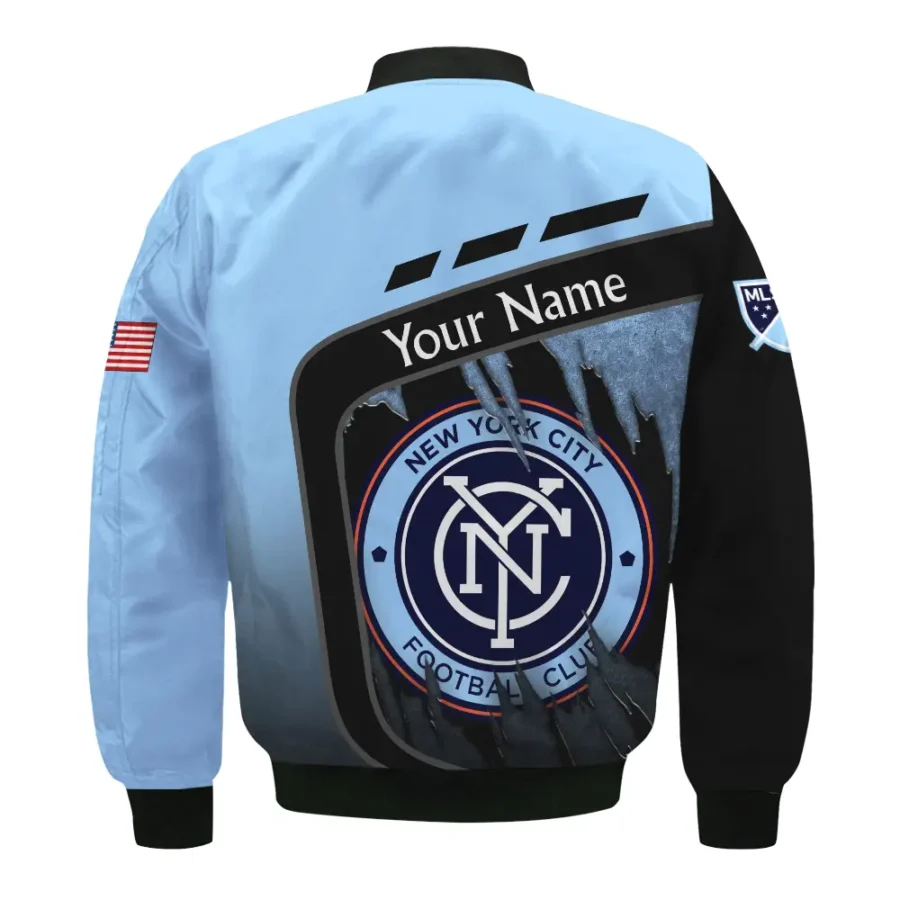 MLS New York City Exclusive All Over Prints BLMLS51024A1NYCBB - Bomber Jacket