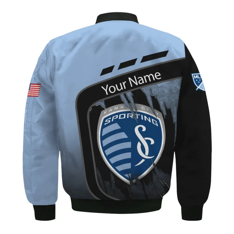 MLS Sporting Kansas City Exclusive All Over Prints BLMLS51024A1SKCBB - Bomber Jacket