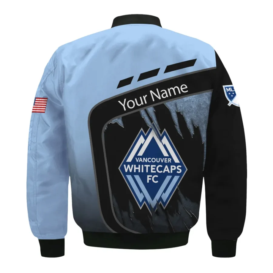 MLS Vancouver Whitecaps Exclusive All Over Prints BLMLS51024A1VANBB - Bomber Jacket