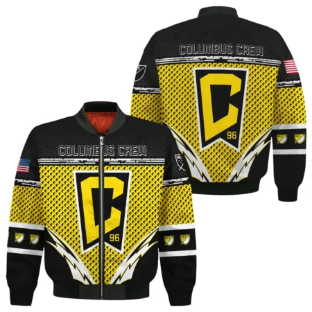 MLS Columbus Crew Exclusive All Over Prints BLMLS31024A1CLBBB - Bomber Jacket