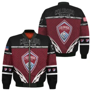 MLS Colorado Rapids Exclusive All Over Prints BLMLS31024A1COLSWZ - Quarter Zip Jacket