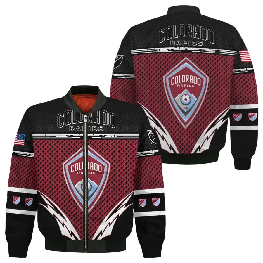 MLS Colorado Rapids Exclusive All Over Prints BLMLS31024A1COLBB - Bomber Jacket