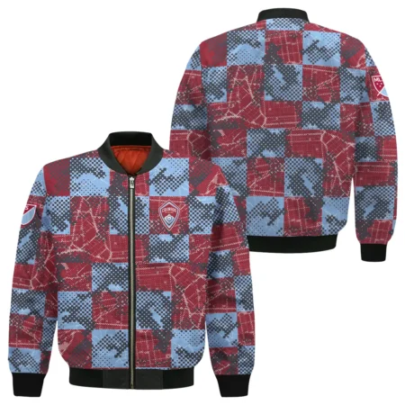 MLS Colorado Rapids Exclusive All Over Prints BLMLS41024A1COLBB - Bomber Jacket