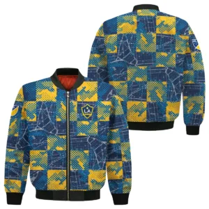 MLS LA Galaxy Exclusive All Over Prints BLMLS41024A1LASWZ - Quarter Zip Jacket