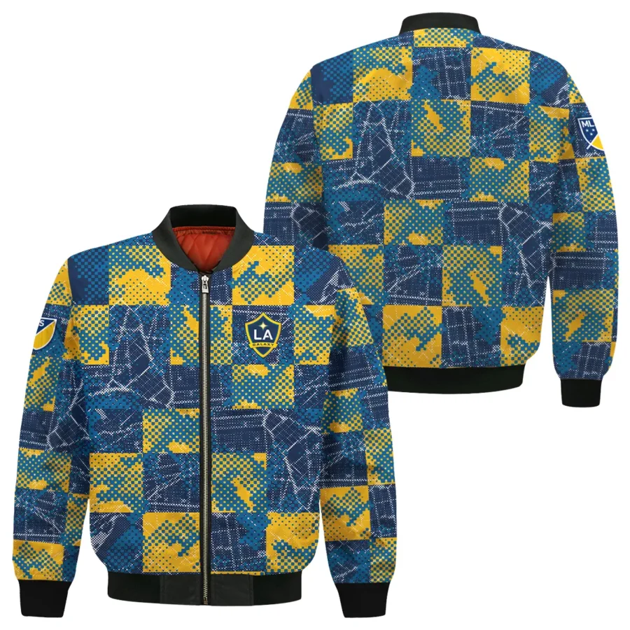 MLS LA Galaxy Exclusive All Over Prints BLMLS41024A1LABB - Bomber Jacket