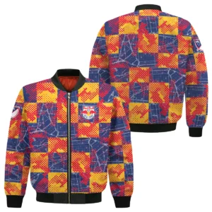 MLS New York Red Bulls Exclusive All Over Prints BLMLS41024A1NYSWZ - Quarter Zip Jacket