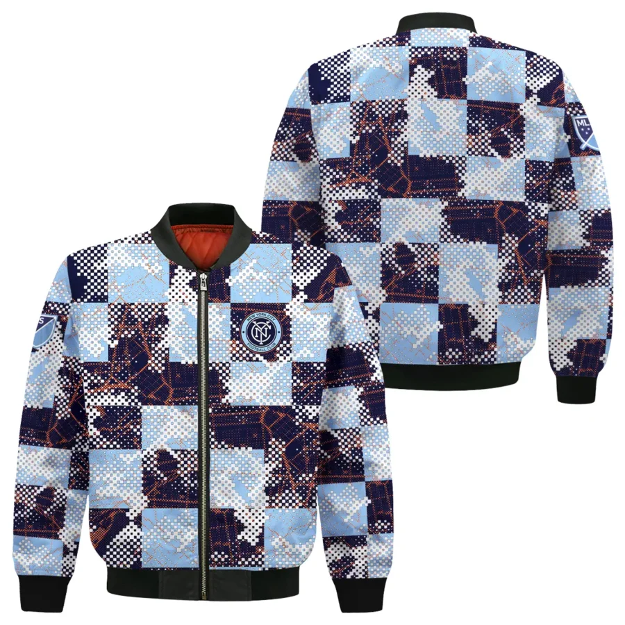 MLS New York City Exclusive All Over Prints BLMLS41024A1NYCBB - Bomber Jacket