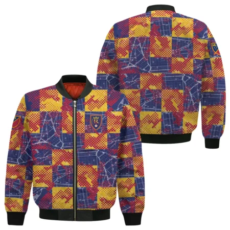 MLS Real Salt Lake Exclusive All Over Prints BLMLS41024A1RSLBB - Bomber Jacket