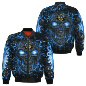 Flaming Skull MLS LA Galaxy Exclusive All Over Prints BLMLS41024A3LAHD - Hoodie