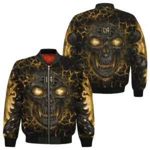 Flaming Skull MLS Los Angeles FC Exclusive All Over Prints BLMLS41024A3LAFHD - Hoodie