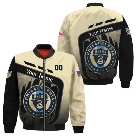 MLS Philadelphia Union Exclusive All Over Prints BLMLS51024A1PHIBB - Bomber Jacket