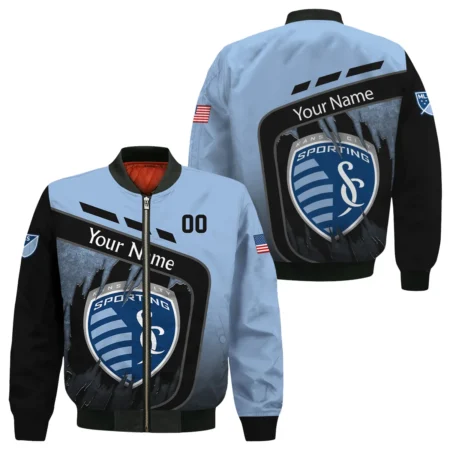 MLS Sporting Kansas City Exclusive All Over Prints BLMLS51024A1SKCBB - Bomber Jacket