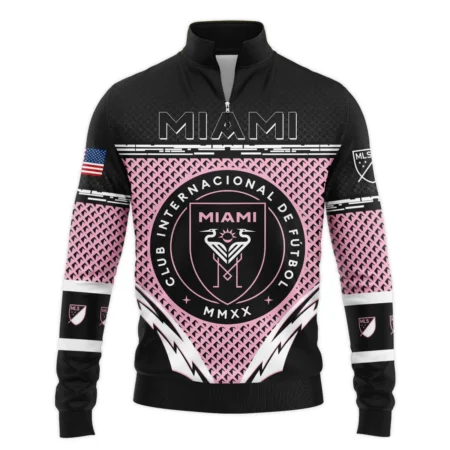 MLS Inter Miami Exclusive All Over Prints BLMLS31024A1MIASWZ - Quarter Zip Jacket