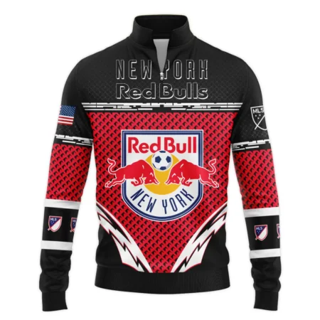 MLS New York Red Bulls Exclusive All Over Prints BLMLS31024A1NYSWZ - Quarter Zip Jacket