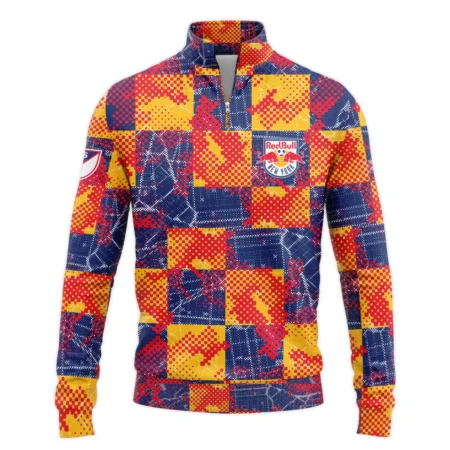 MLS New York Red Bulls Exclusive All Over Prints BLMLS41024A1NYSWZ - Quarter Zip Jacket