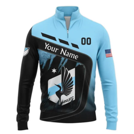 MLS Minnesota United Exclusive All Over Prints BLMLS51024A1MINSWZ - Quarter Zip Jacket