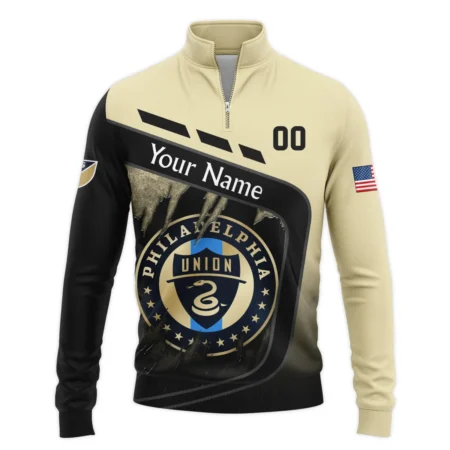 MLS Philadelphia Union Exclusive All Over Prints BLMLS51024A1PHISWZ - Quarter Zip Jacket