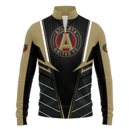 Special Release Atlanta United MLS Quarter Zip Jacket  All Over Prints HOMLS011024A01ATLSWZ