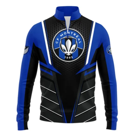 Special Release CF Montreal MLS Quarter Zip Jacket  All Over Prints HOMLS011024A01MTLSWZ