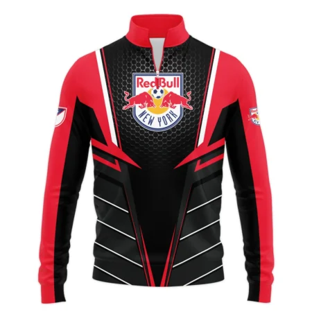 Special Release New York Red Bulls MLS Quarter Zip Jacket  All Over Prints HOMLS011024A01NYSWZ