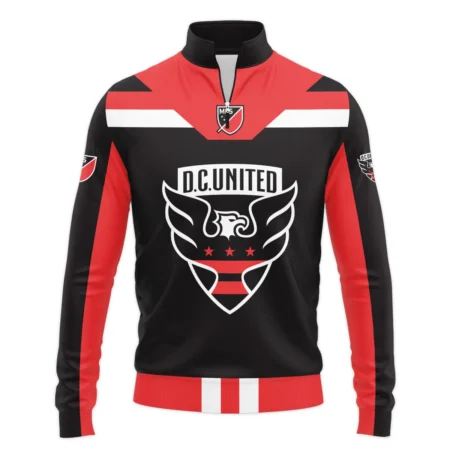 Special Release DC United MLS Quarter Zip Jacket  All Over Prints HOMLS021024A01DCSWZ