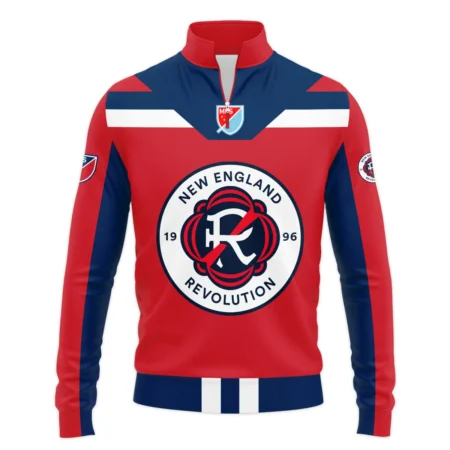 Special Release New England MLS Quarter Zip Jacket  All Over Prints HOMLS021024A01NESWZ