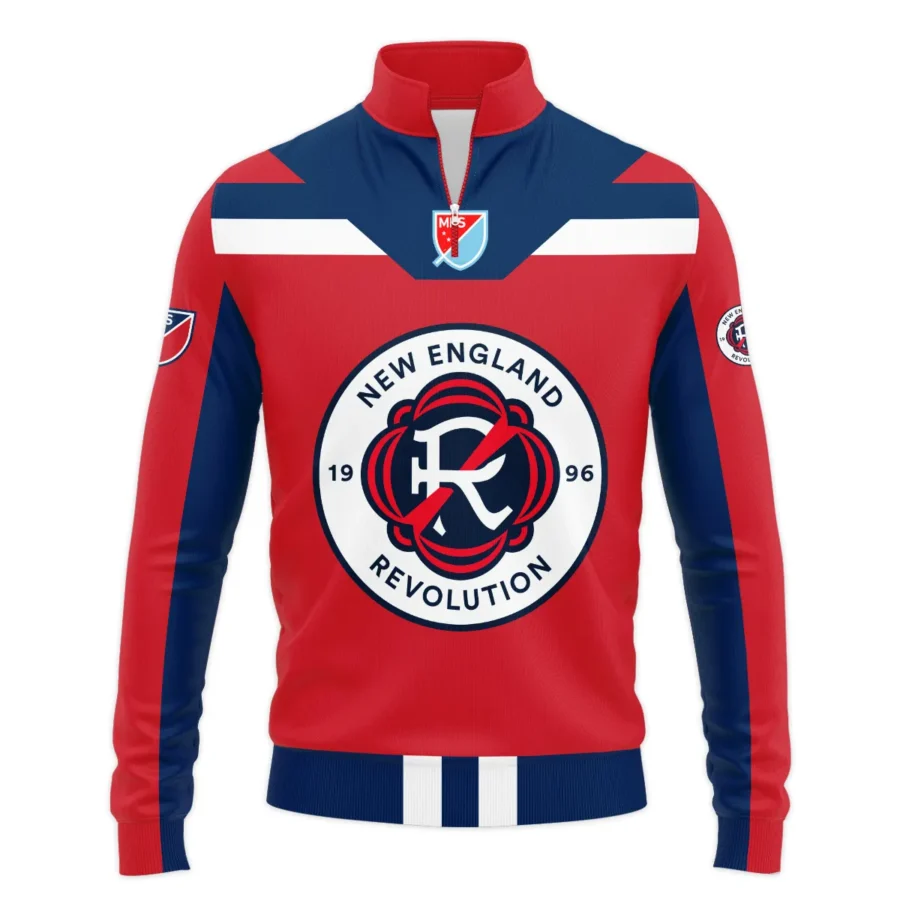 Special Release New England MLS Quarter Zip Jacket  All Over Prints HOMLS021024A01NESWZ